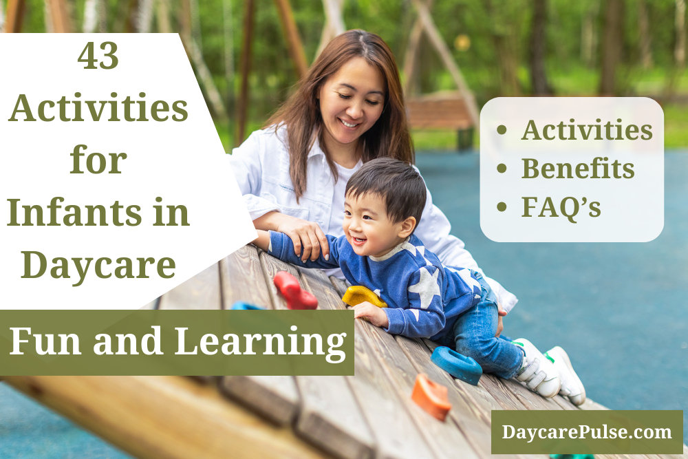 Explore engaging infant daycare activities where learning and play unite - To meet parents' expectations.