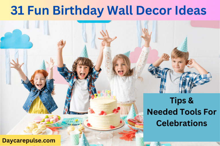 Daycare Birthday Wall Ideas| Happy Kids & Parents