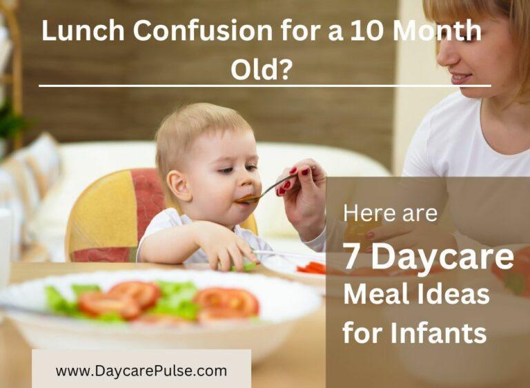 Lunch Ideas for 10 Month Old in a Daycare