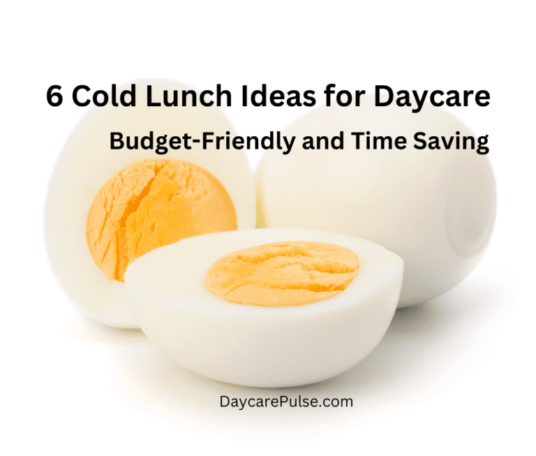 Cold Lunch Ideas for Toddlers at Daycare