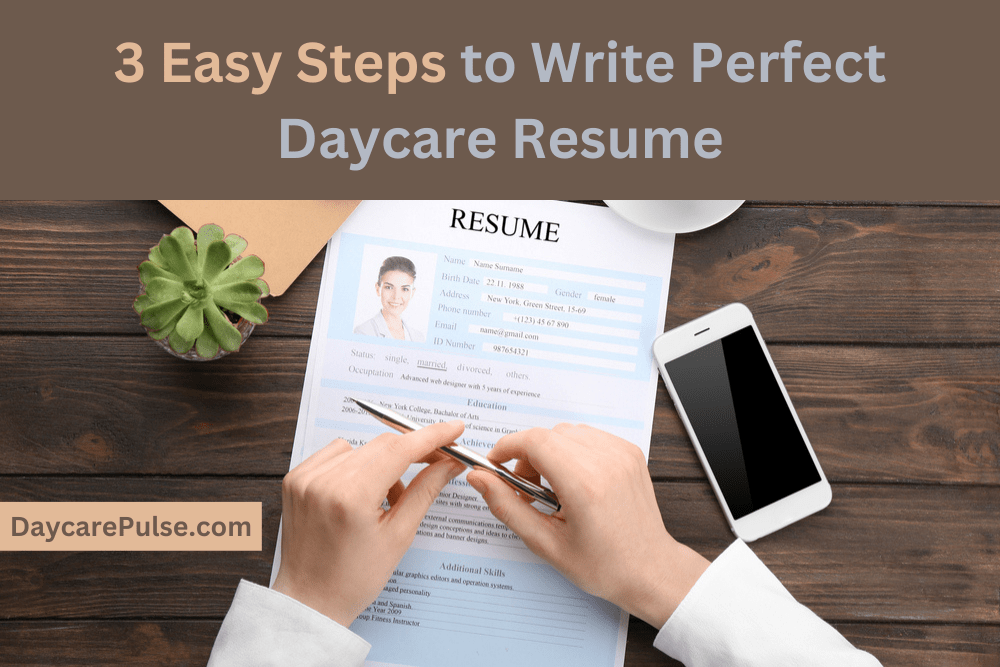 How to Describe a Daycare Job on a Resume? How to describe a daycare job on a resume