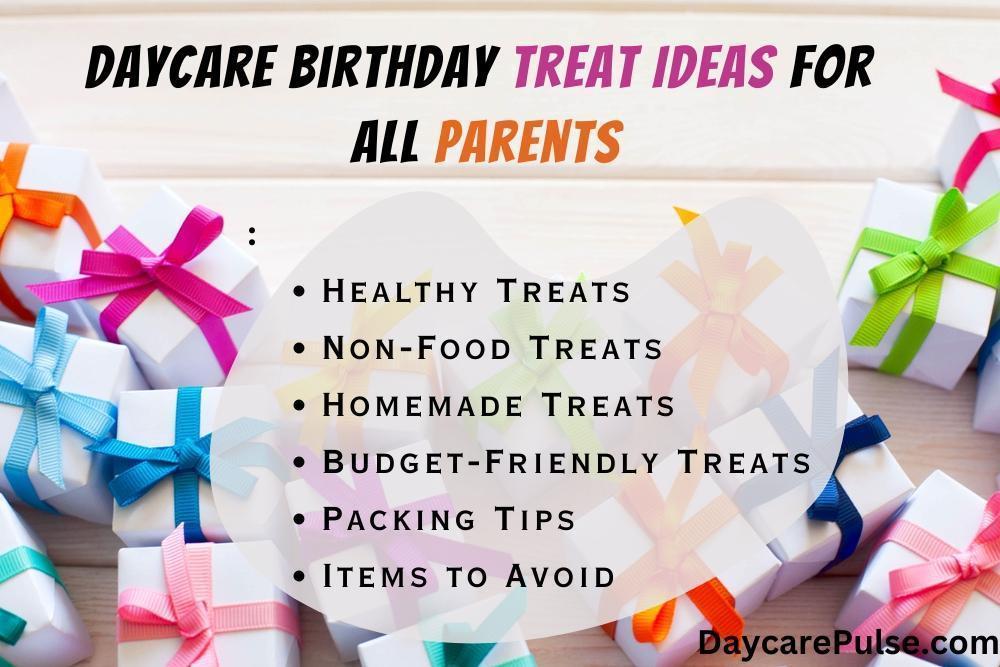 daycare birthday treat ideas
