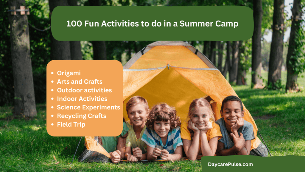 Summer Camp Ideas For Daycare| 100 Fun Activities For Kids End your creative block! Get inspiration with 100 summer camp ideas for daycare in 8 different categories that won’t overwhelm you
