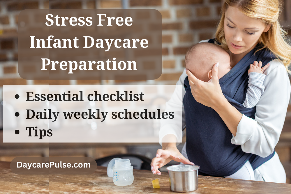 9 Essential Checklist Items to Prepare an Infant for Daycare Streamline your routine and ease anxiety with effective daily and weekly scheduling strategies. Tips for parents.