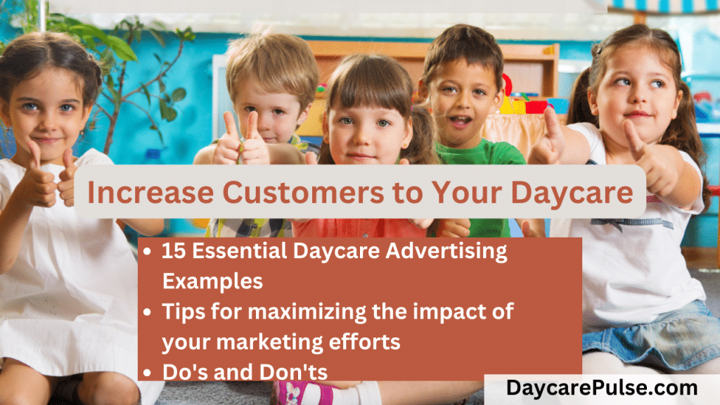 Daycare Advertising Examples