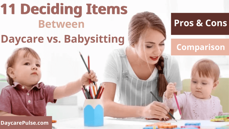 11 Daycare vs. Babysitting Differences : Happy Kids