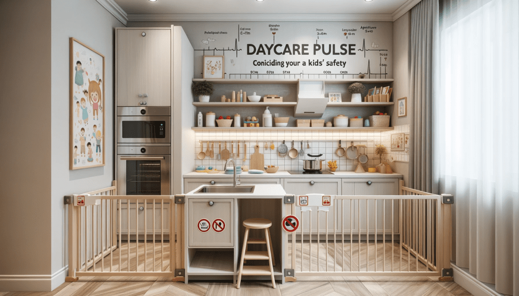 home daycare kitchen designed with child friendly accessibility in mind Countertops are at a lower height suitable for children